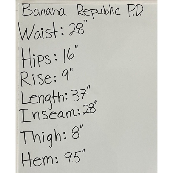 Banana Republic Sailor Jeans Flared High Rise Med Wash Premium Denim Size: 28'' - Picture 6 of 6